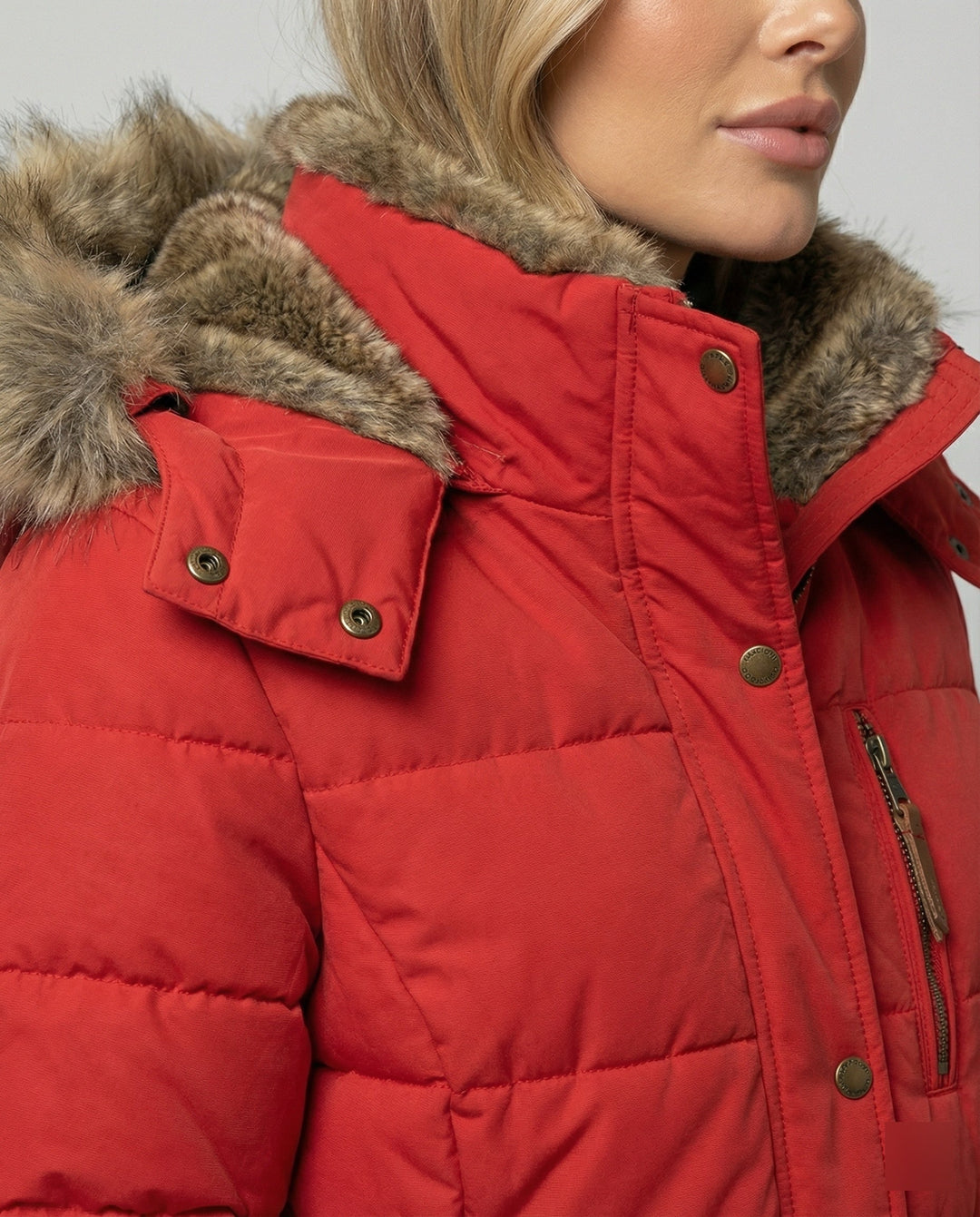 Amelia fleece lined hooded winter jacket – image 3