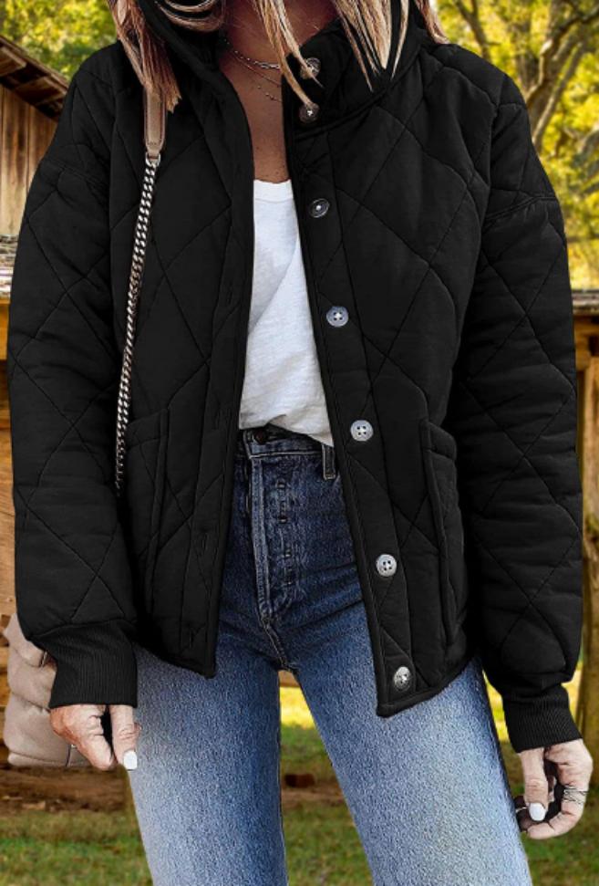 Marisol relaxed diamond quilted jacket – image 2