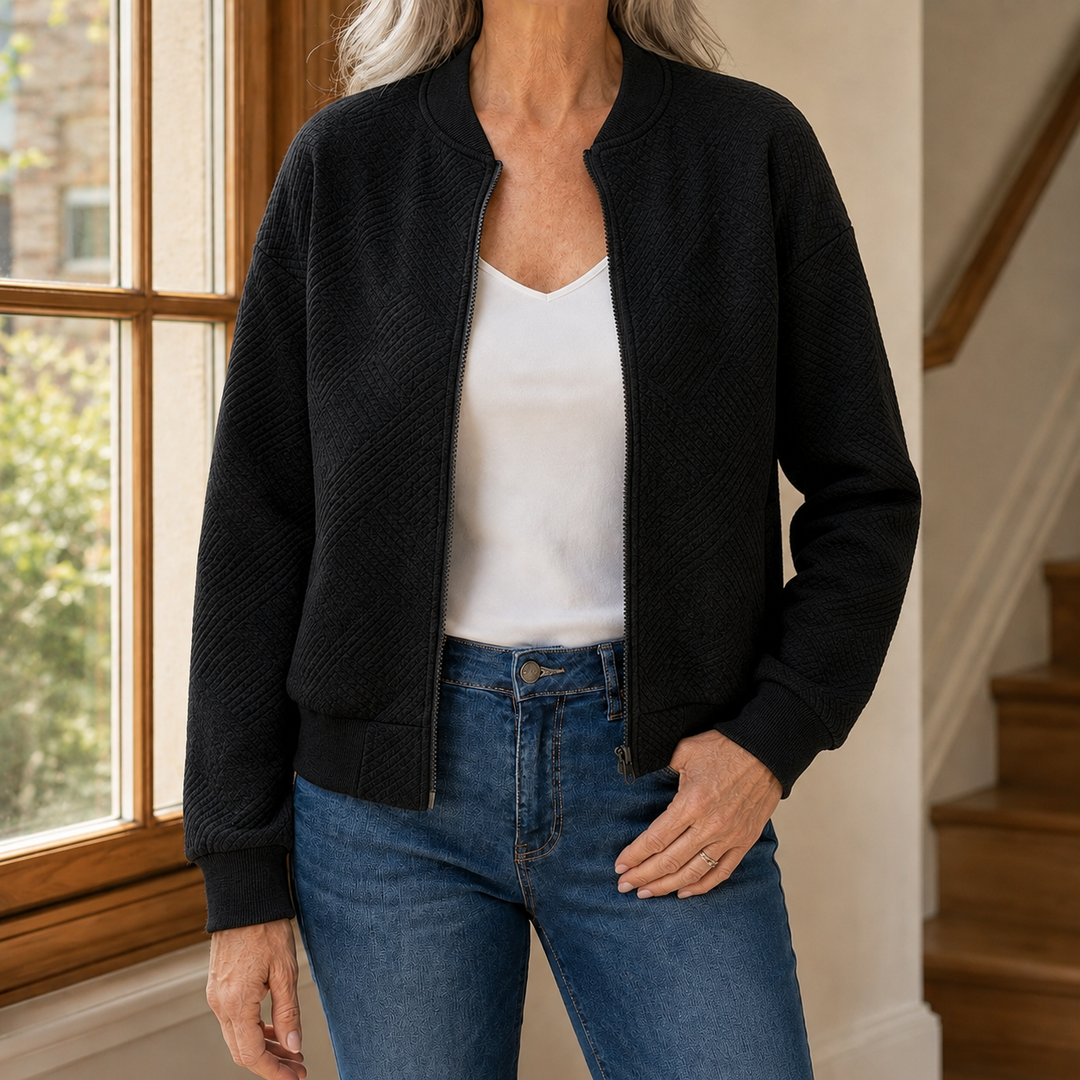 Elsie quilted bomber jacket – image 4