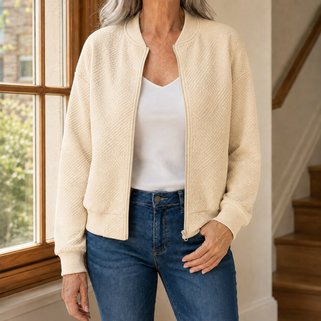 Elsie quilted bomber jacket – image 5