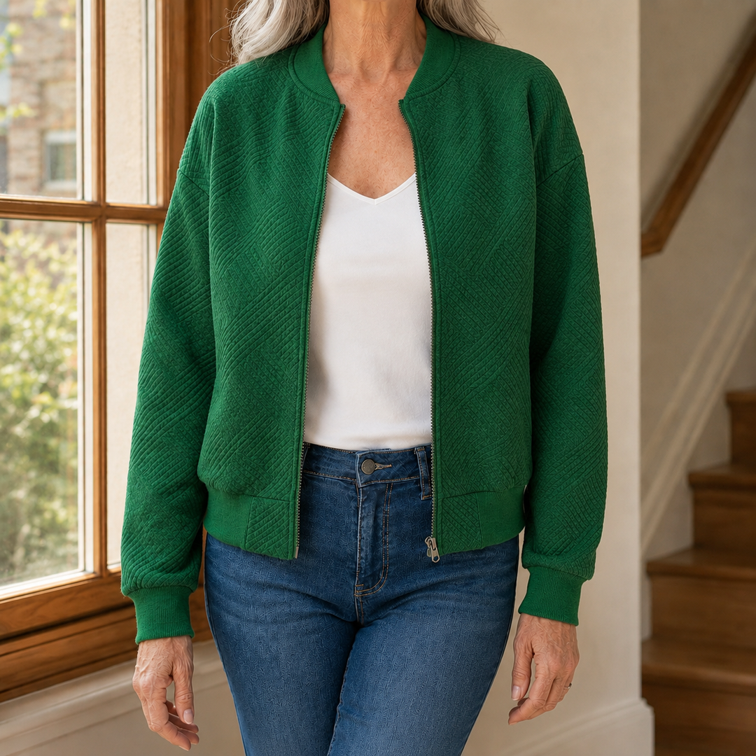 Elsie quilted bomber jacket – image 6