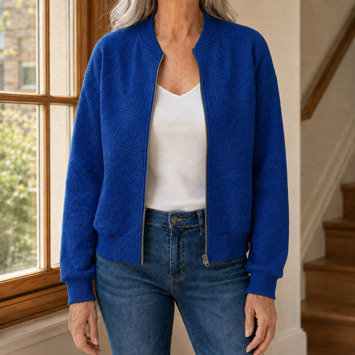 Elsie quilted bomber jacket – image 7