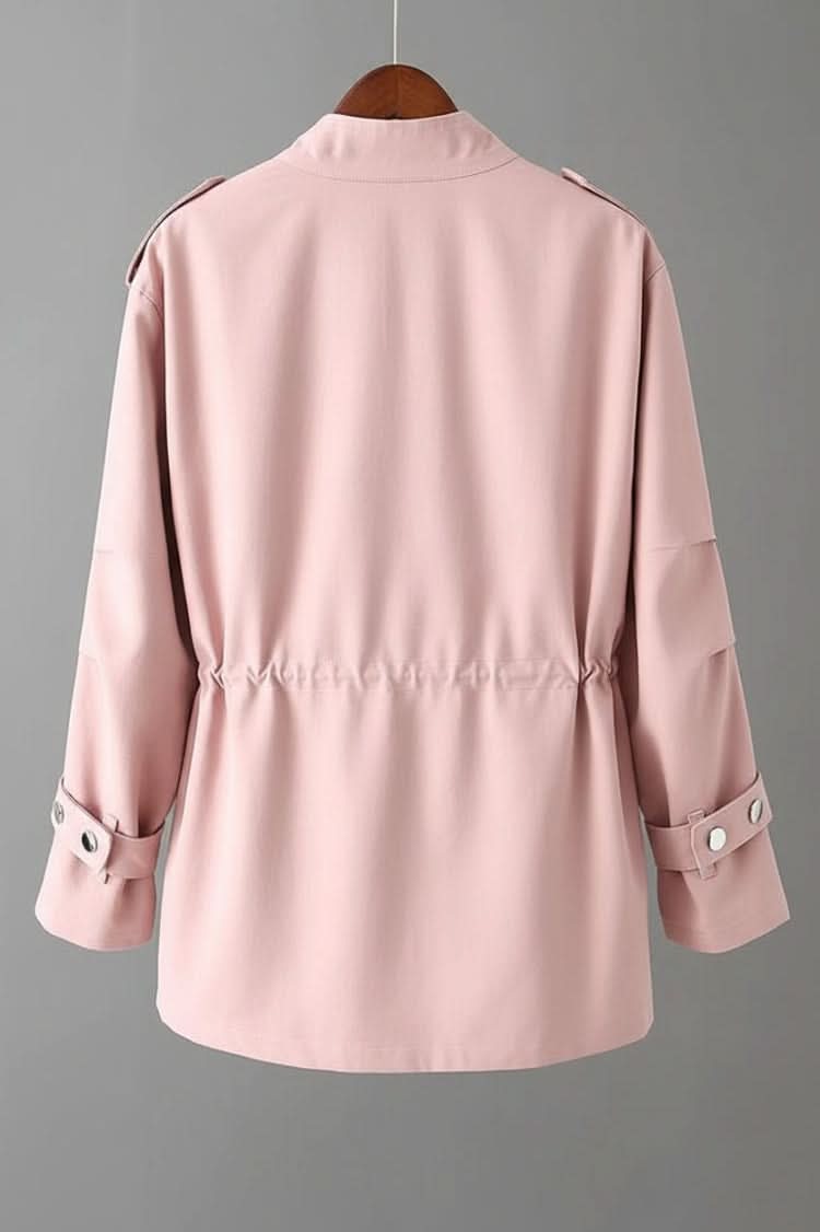 Lenna relaxed utility jacket with chest pockets – image 2