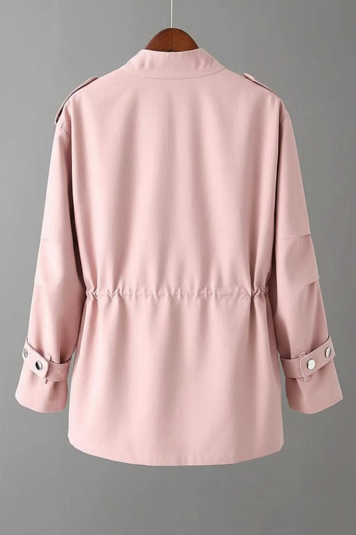 Lenna relaxed utility jacket with chest pockets – image 2