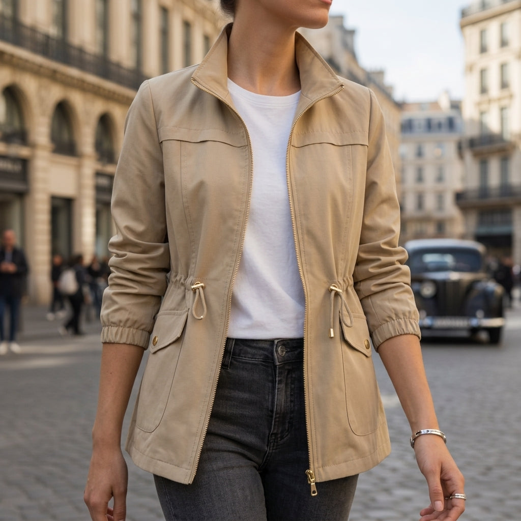 Sanne relaxed utility jacket with flap pockets – image 2