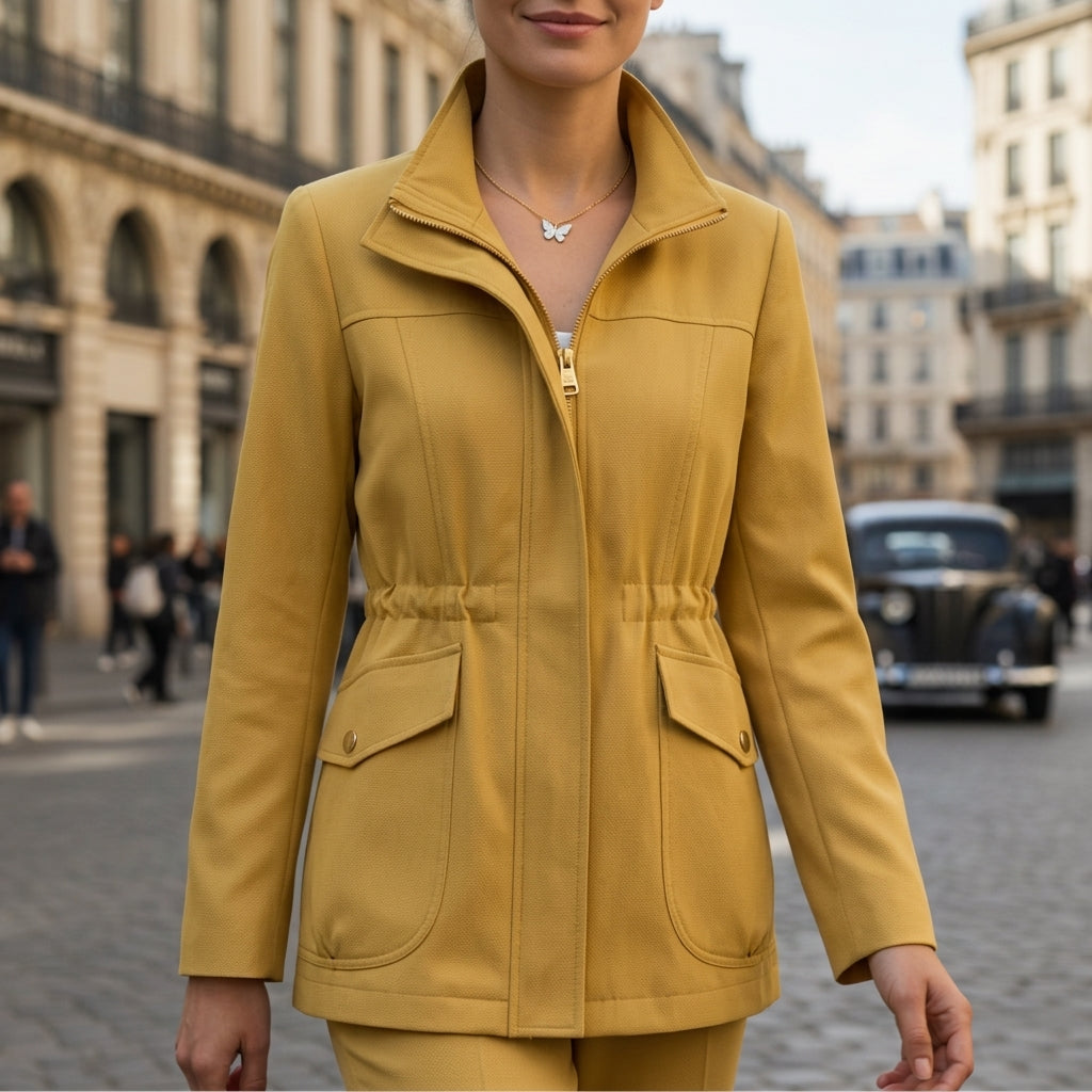 Sanne relaxed utility jacket with flap pockets – image 5
