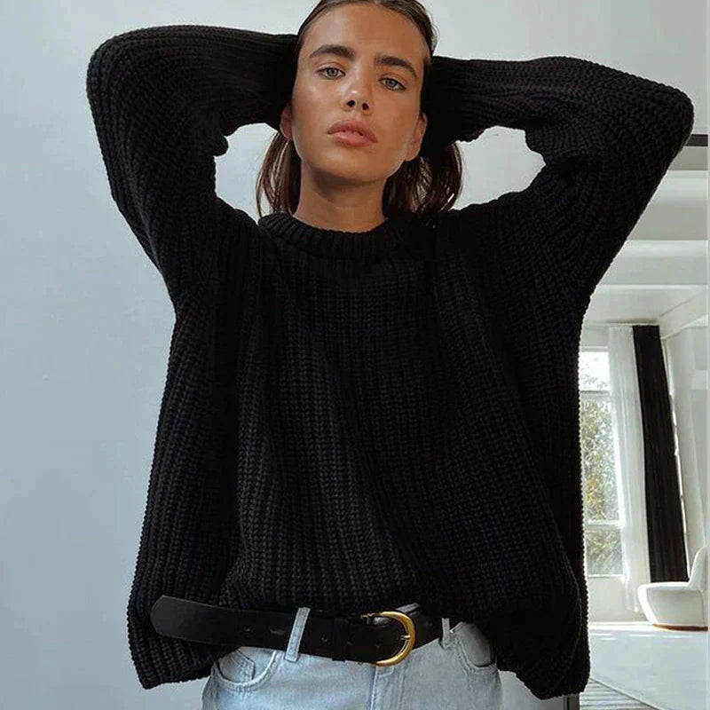Primula oversized chunky knit jumper – image 4