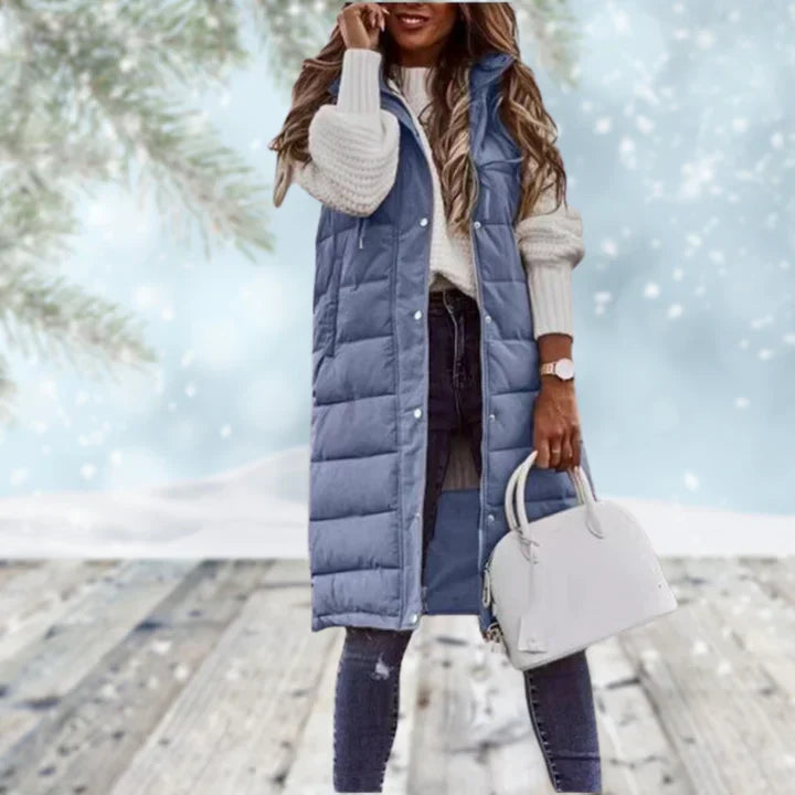 April longline sleeveless coat – image 7
