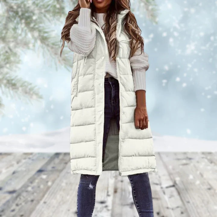 April longline sleeveless coat – image 6
