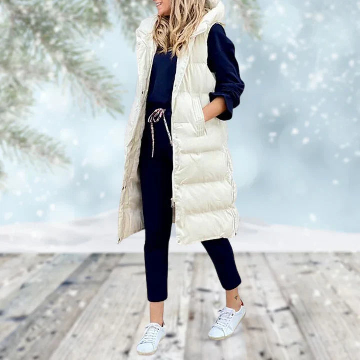 April longline sleeveless coat – image 4