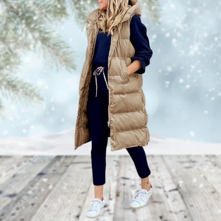 April longline sleeveless coat – image 3