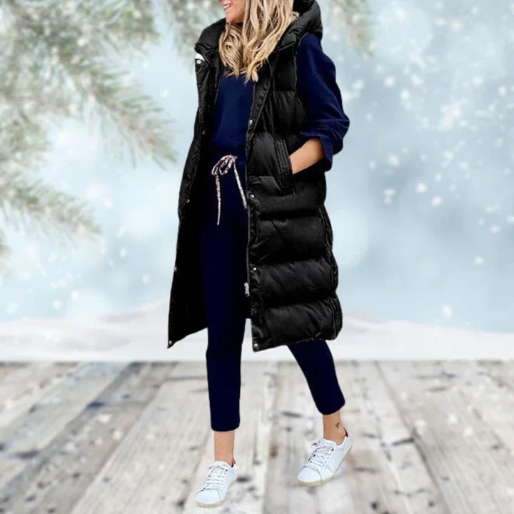 April longline sleeveless coat – image 2