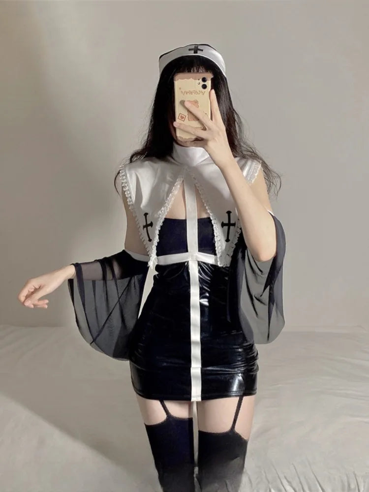 Daphne Elegant Lace Trim Satin Pyjama Set - image 10