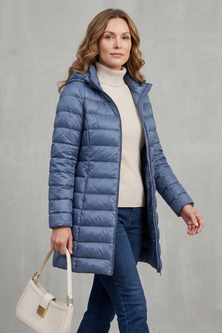Carla ultra light hooded puffer jacket – image 3