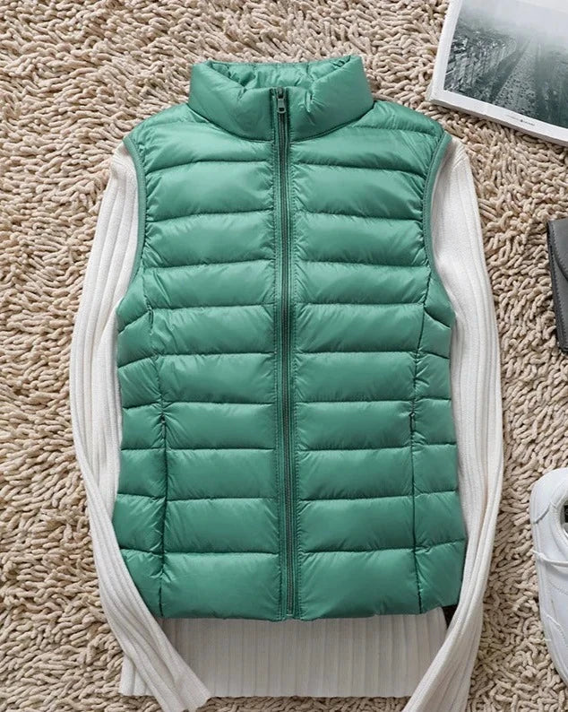 Bergljot lightweight quilted body warmer gilet – image 10