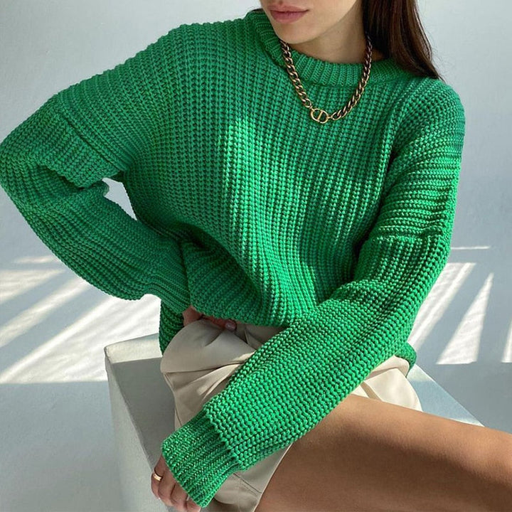Primula oversized chunky knit jumper – image 2