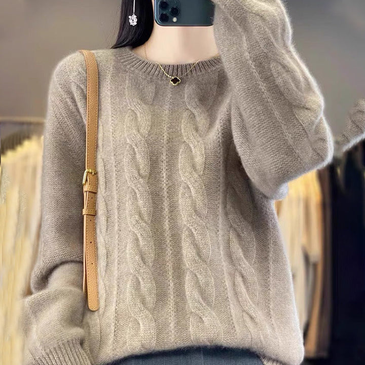 Tyra cable knit jumper