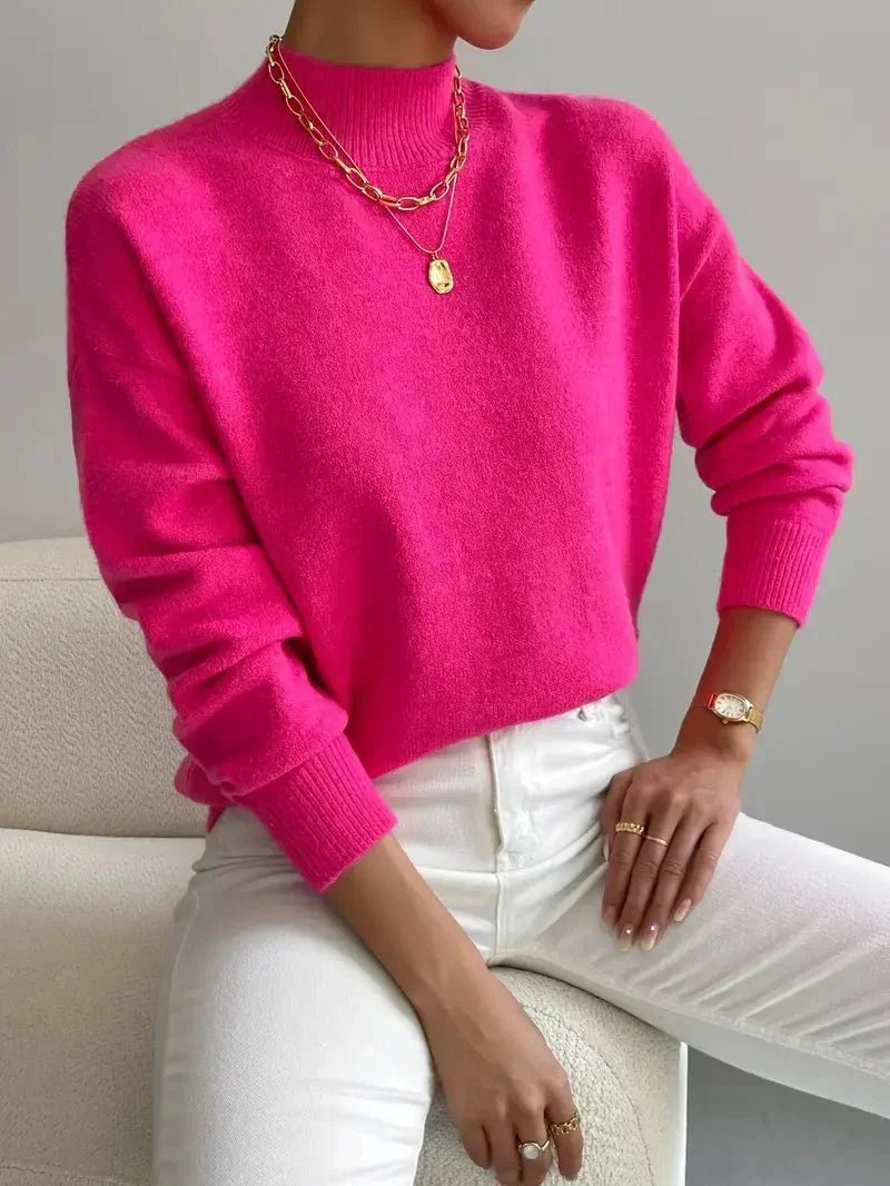 Sofie mock neck knit jumper – image 7