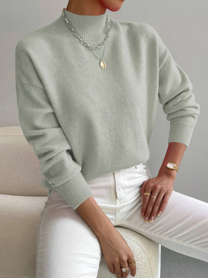 Sofie mock neck knit jumper
