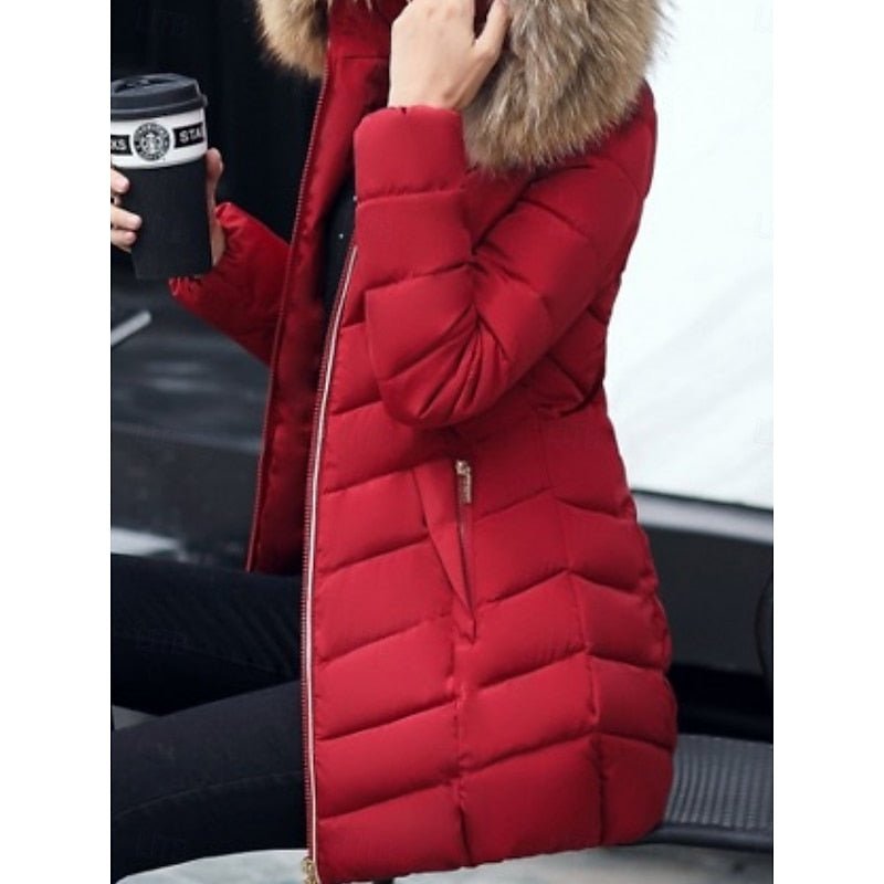 Clotilde fitted hooded quilted puffer jacket – image 6