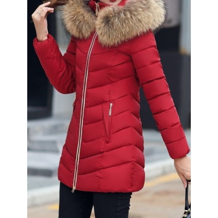 Clotilde fitted hooded quilted puffer jacket – image 7