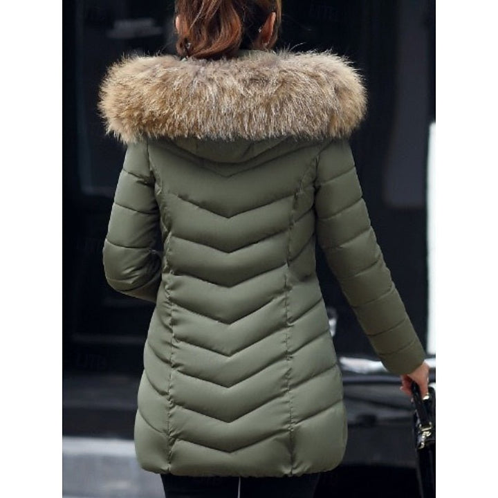 Clotilde fitted hooded quilted puffer jacket – image 8