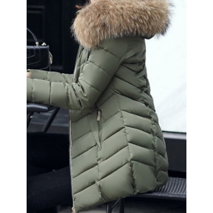 Clotilde fitted hooded quilted puffer jacket – image 9
