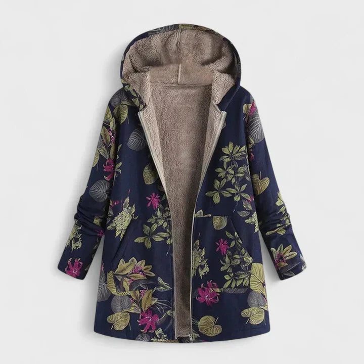 Ingvild floral hooded parka – image 3