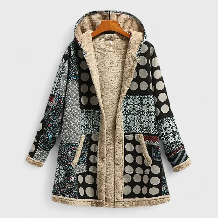 Ingvild floral hooded parka – image 4