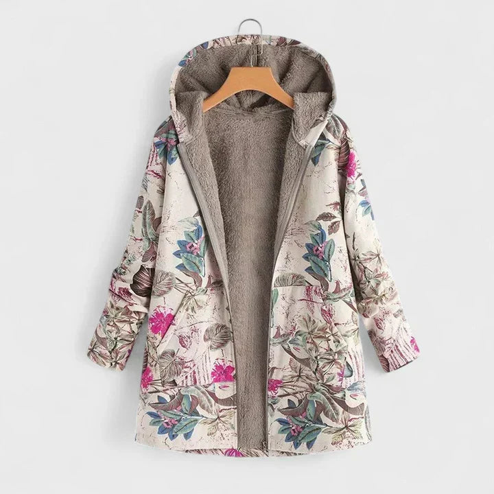 Ingvild floral hooded parka – image 2