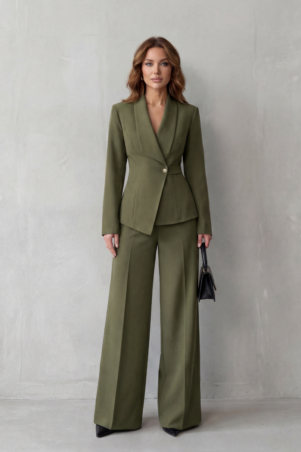 Alina Elegant Tailored Blazer and Wide Leg Trouser Set - image 10