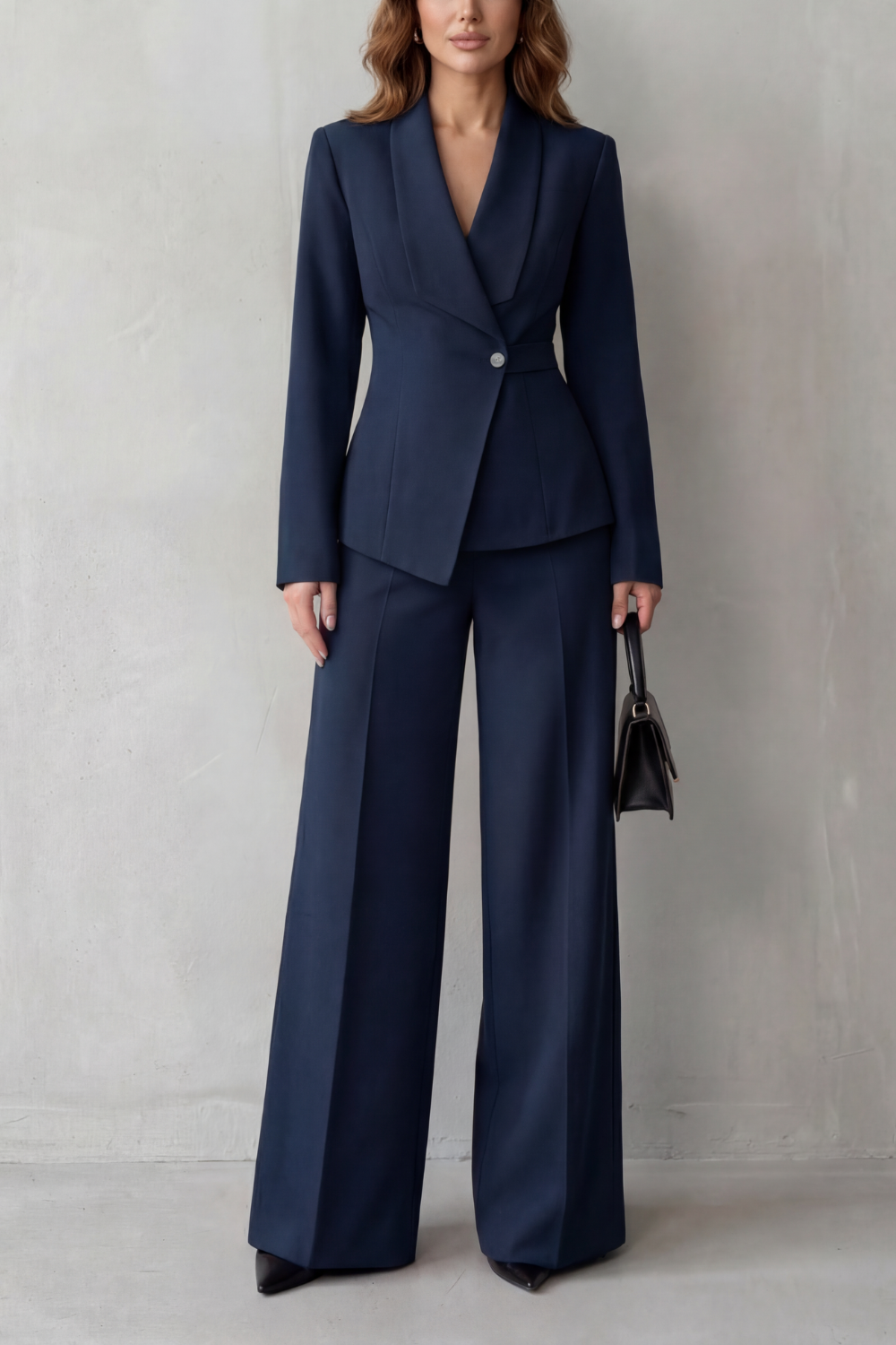 Alina Elegant Tailored Blazer and Wide Leg Trouser Set - image 13