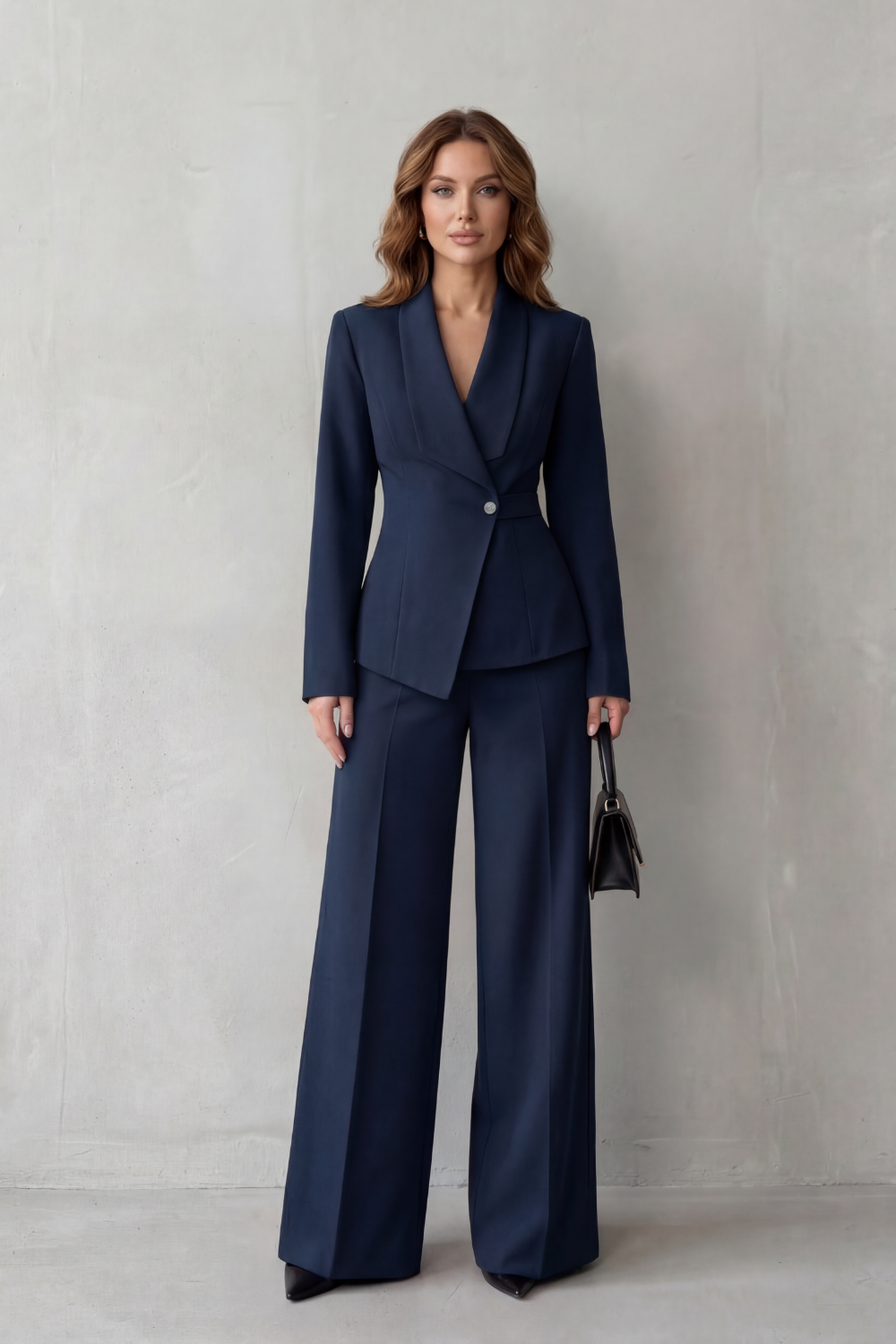 Alina Elegant Tailored Blazer and Wide Leg Trouser Set - image 14