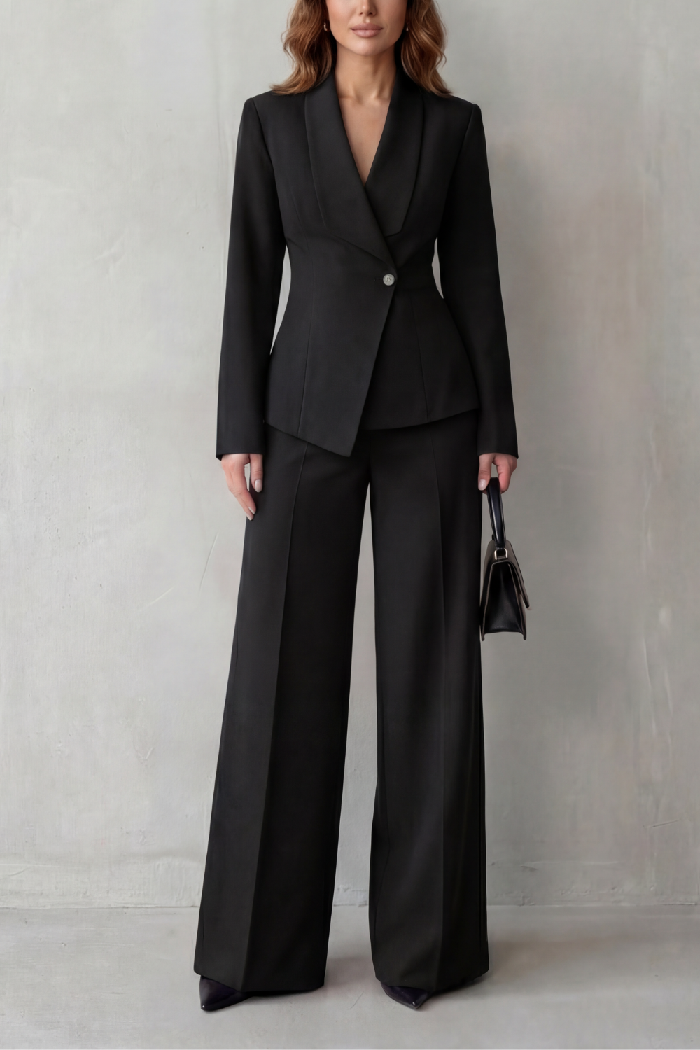 Alina Elegant Tailored Blazer and Wide Leg Trouser Set - image 15