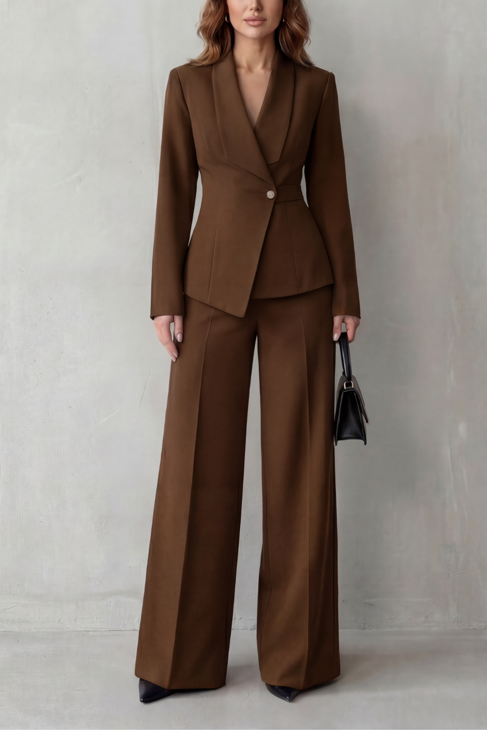 Alina Elegant Tailored Blazer and Wide Leg Trouser Set - image 19