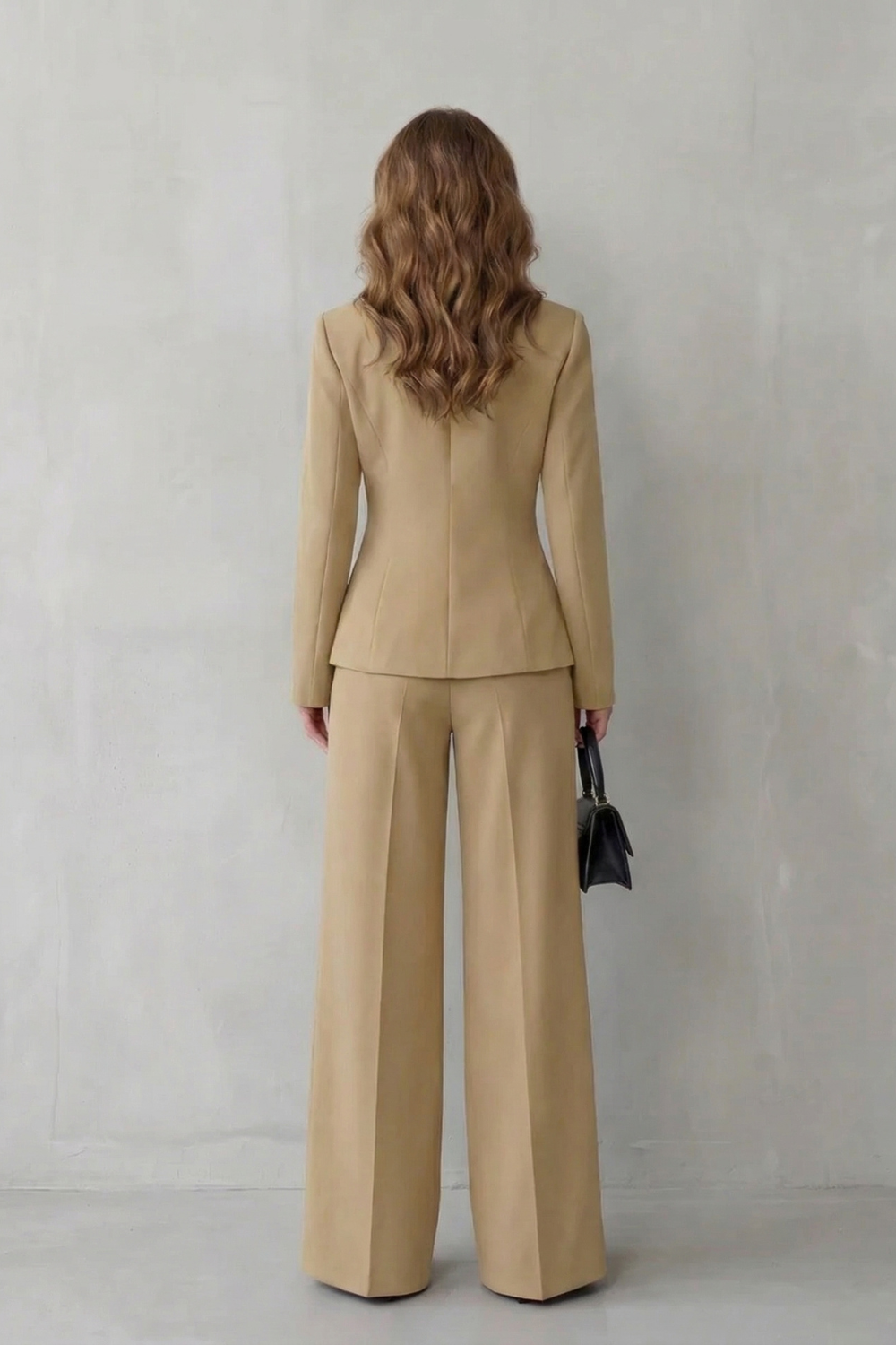 Alina Elegant Tailored Blazer and Wide Leg Trouser Set - image 4