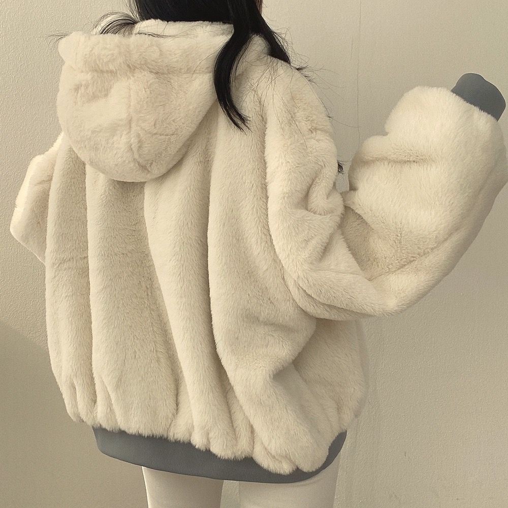Ariel reversible hooded fleece jacket – image 10