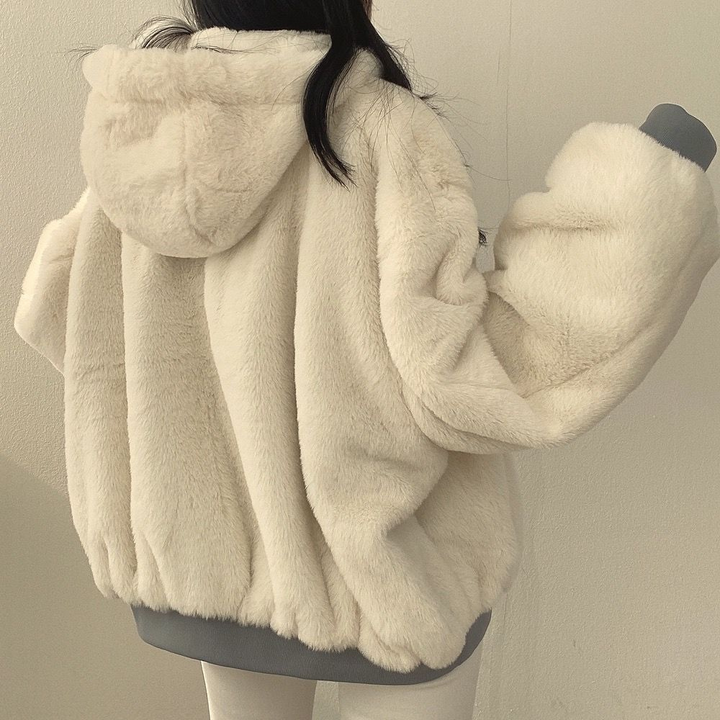 Ariel reversible hooded fleece jacket – image 10