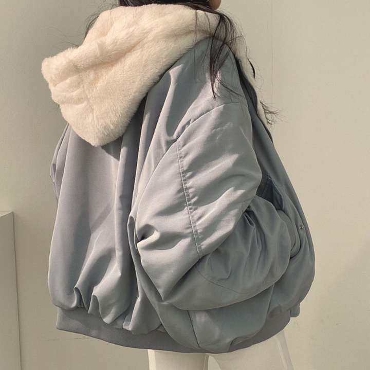 Ariel reversible hooded fleece jacket – image 2
