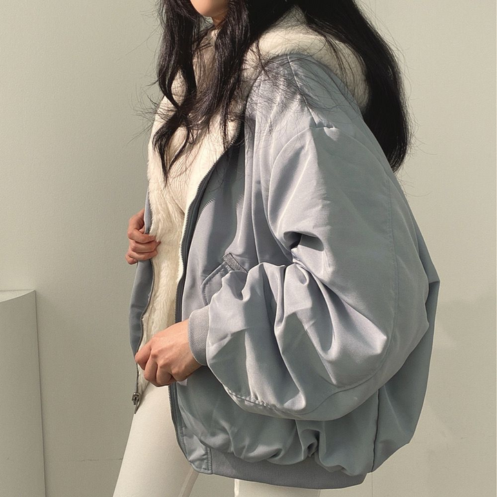 Ariel reversible hooded fleece jacket – image 4