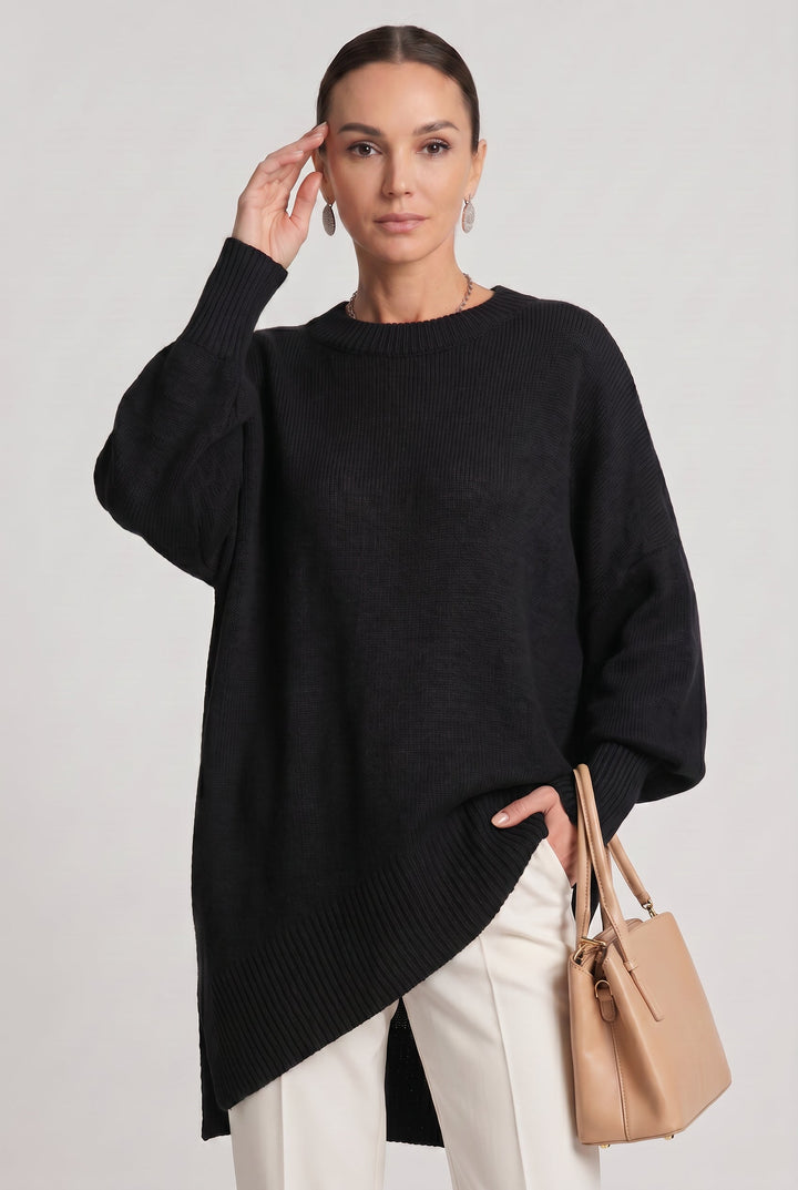 Juliet Elegant Oversized Crew Neck Knit Jumper - image 5