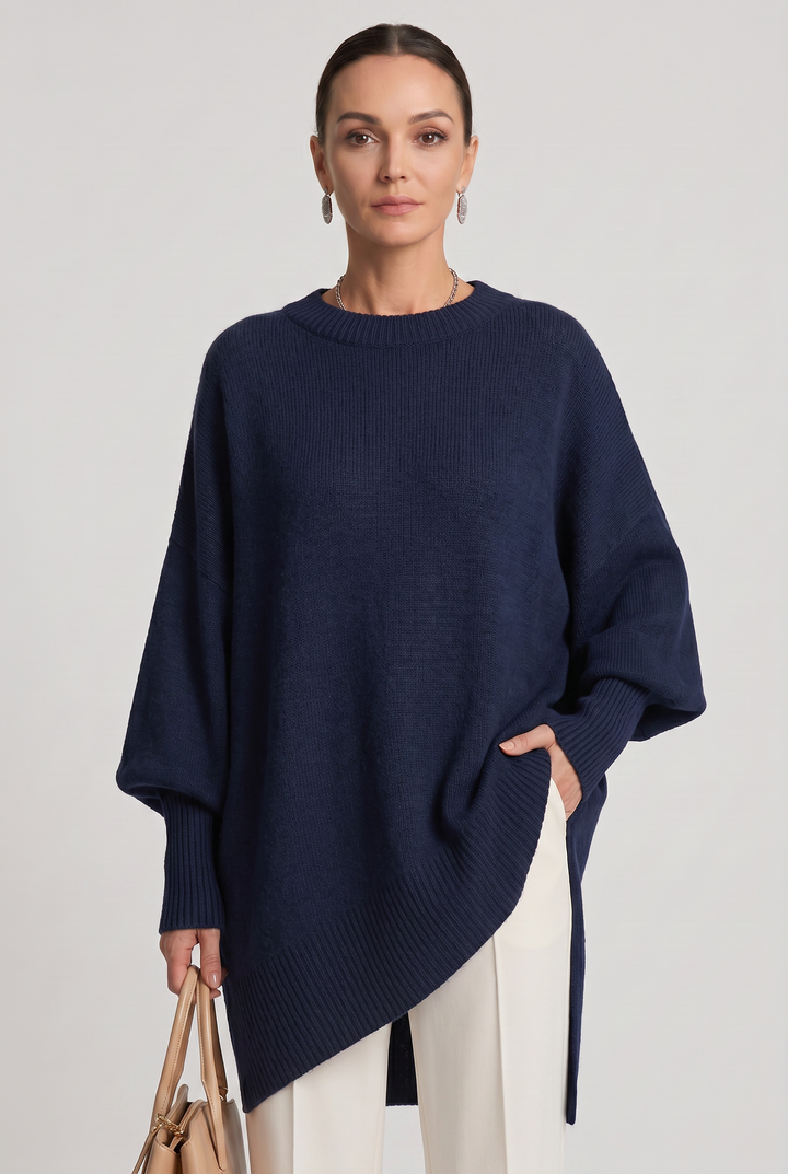 Juliet Elegant Oversized Crew Neck Knit Jumper - image 6