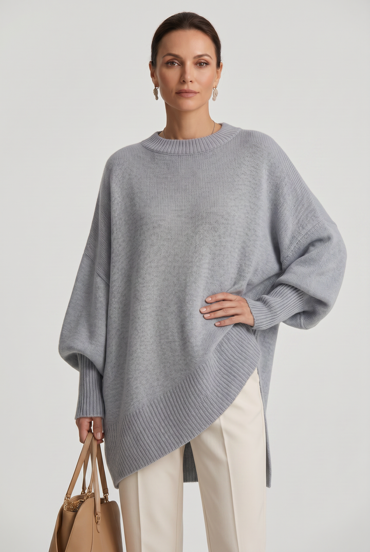 Juliet Elegant Oversized Crew Neck Knit Jumper - image 7