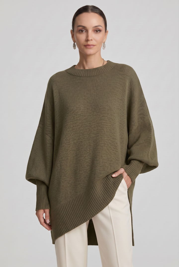 Juliet Elegant Oversized Crew Neck Knit Jumper - image 8