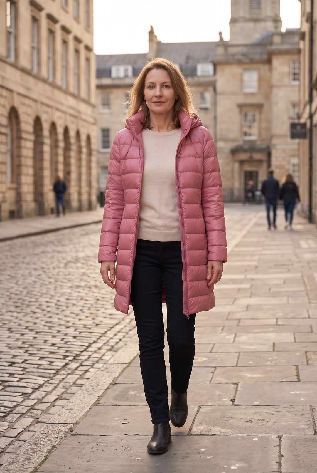 Jolie Elegant Hooded Longline Puffer Jacket - image 6