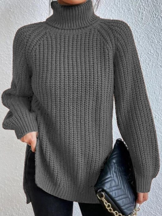 Sophia roll neck jumper in white