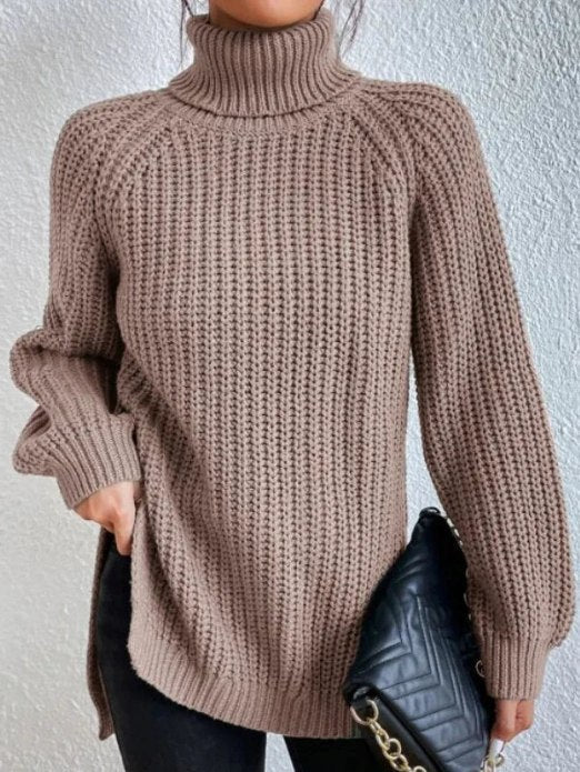 Sophia roll neck jumper in grey