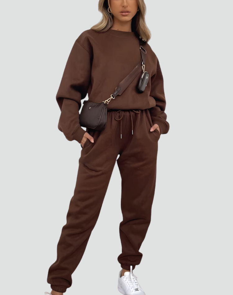 Romy two piece knit lounge set