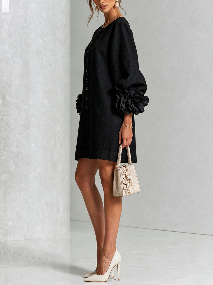 Leonie long sleeve midi dress – image 23