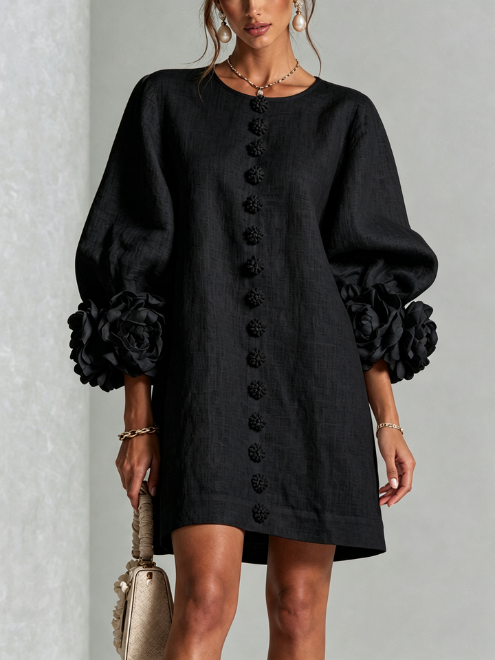 Leonie long sleeve midi dress – image 5